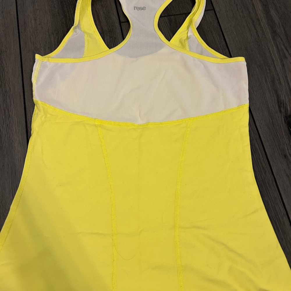 Neon Yellow Rese tank - Picture 2 of 3